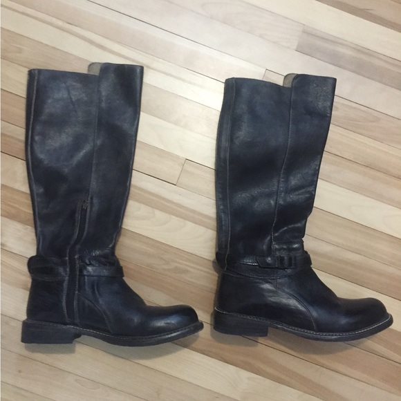 Bed Stu Bristol Tall Boots - EUC - Black - Size 9 - Picture 2 of 5